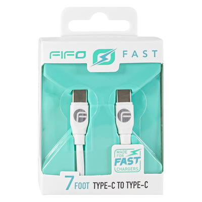 FIFO FIFO Fast 7FT Type C to Type C fast charging cable