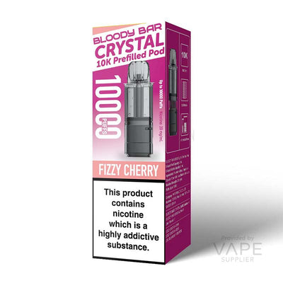 Bloody Bar Crystal 10K 20mg Prefilled Pods Fizzy Cherry