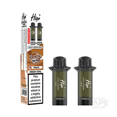 Higo Krystal Pro 20mg Prefilled Pods Fizzy Cherry Cola