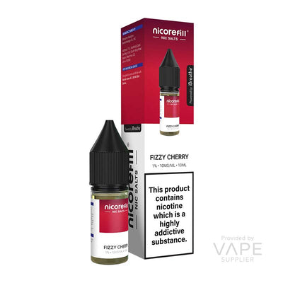 Nicorefill Nic Salts Fizzy Cherry 10mg Nic Salt E-liquid