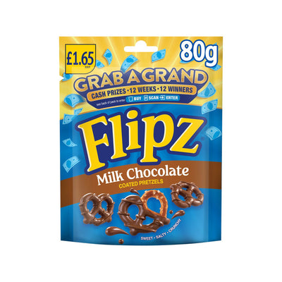Flipz Coated Pretzels 80g RRP £1.65