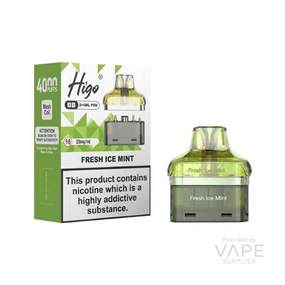 Higo Higo BB Pod Fresh Ice Mint Pre-Filled Vape Pods