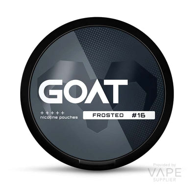 goat nicotine pouches 16mg frosted