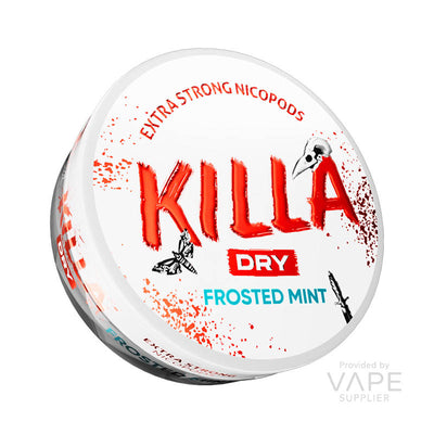 killa dry 16mg nicotine pouches frosted mint