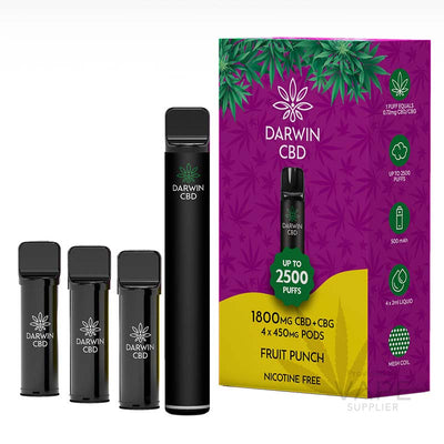 Darwin CBD+CBG 1800mg Prefilled Pod Kit
