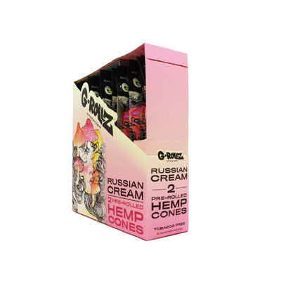 G-ROLLZ Pre-Rolled Hemp Cones 12 pack Russian Cream