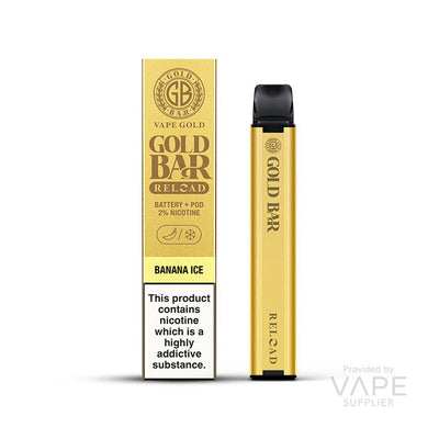 gold bar reload 20mg pod kit banana ice