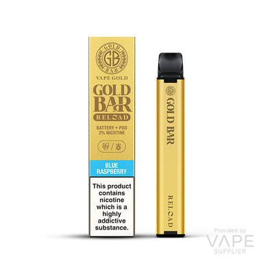 gold bar reload 20mg pod kit blue raspberry