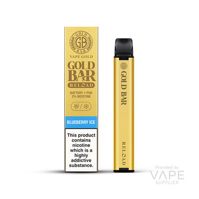 gold bar reload 20mg pod kit blueberry ice