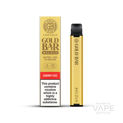 gold bar reload 20mg pod kit cherry fizz