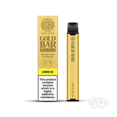 gold bar reload 20mg pod kit lemon ice