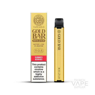 gold bar reload 20mg pod kit summer berries