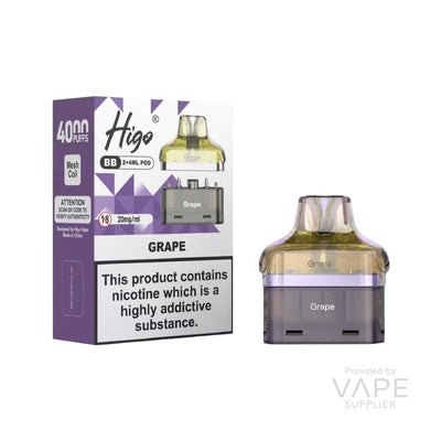 Higo Higo BB Pod Grape Pre-Filled Vape Pods
