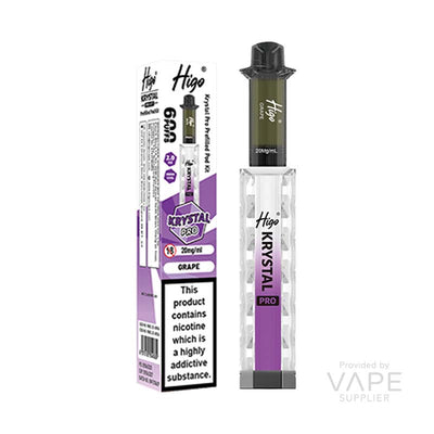 Higo Krystal Pro 20mg Prefilled Pod Kit Grape