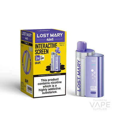 lost mary 4 in 1 pod kit grape