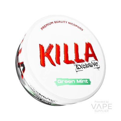 killa exclusive nicotine pouches green mint