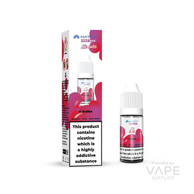 hayati pro max nic salt eliquid 10mg h bubba