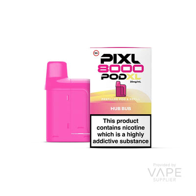PIXL 8000 20mg Prefilled Pods Hub Bub