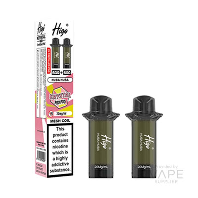 Higo Krystal Pro 20mg Prefilled Pods Huba Huba