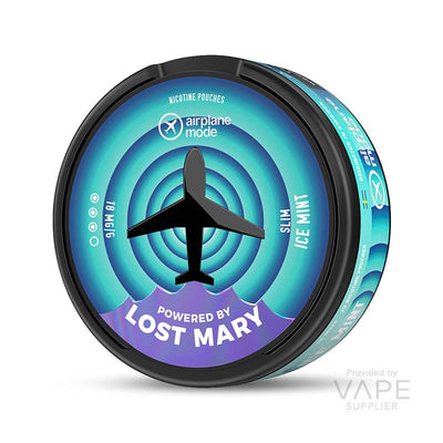 lost mary airplane mode nicotine pouches 18mg ice mint