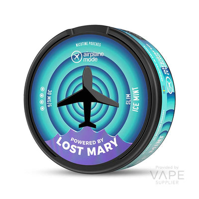 lost mary airplane mode nicotine pouches 30mg ice mint