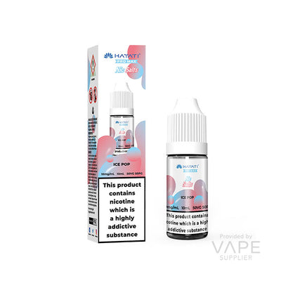 hayati pro max nic salt eliquid 10mg ice pop