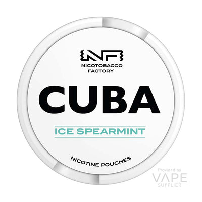 cuba white 25mg nicotine pouch ice spearmint