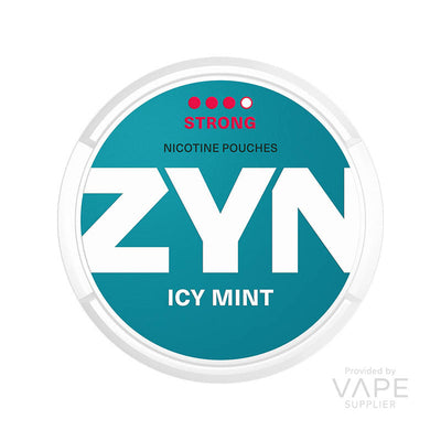 zyn strong nicotine pouches icy mint