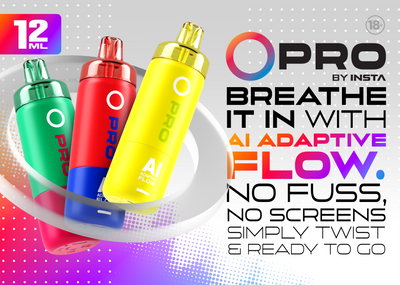 INSTA O Pro Flavour Menu A4 Front