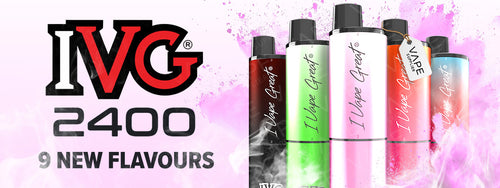 ivg 2400 4 in 1 legal big puff flavours 9 new flavours