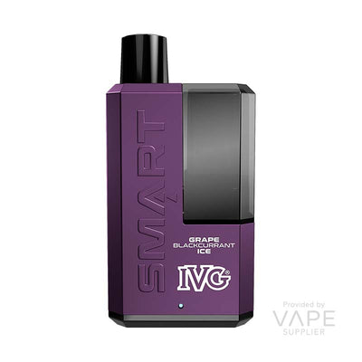 ivg smart 5500 big puff disposable 20mg grape blackcurrant ice