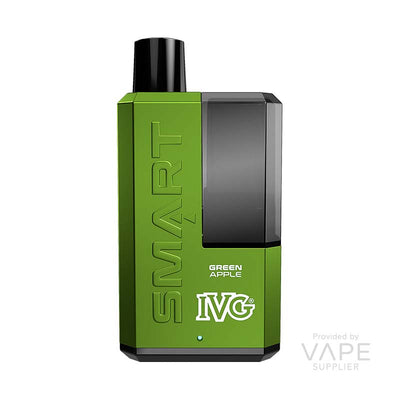 ivg smart 5500 big puff disposable 20mg green apple