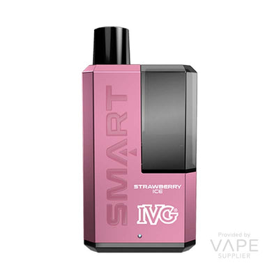 ivg smart 5500 big puff disposable 20mg strawberry ice