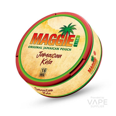 maggie lite 16mg snus nicotine pouches jamaican cola