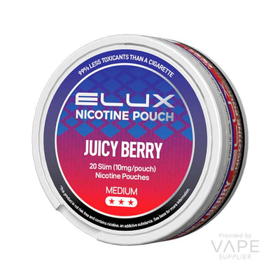 elux nicotine pouches 10mg juicy berry