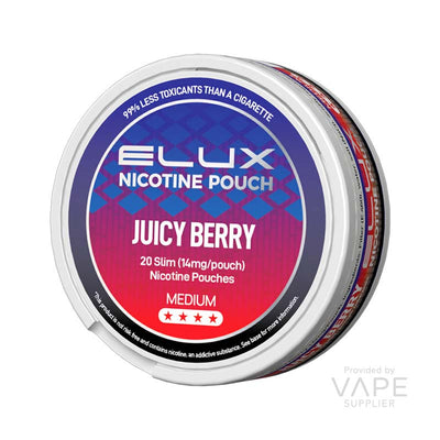 elux nicotine pouches 14mg juicy berry