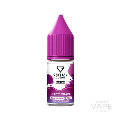 Crystal Clear Juicy Grape 5mg Nic Salt E-liquid