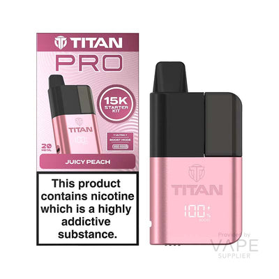 Titan Pro Juicy Peach 20mg Prefilled Pod Kit