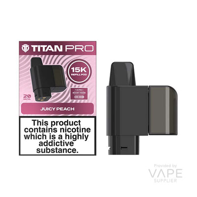 Titan Pro Juicy Peach 20mg Prefilled Pods