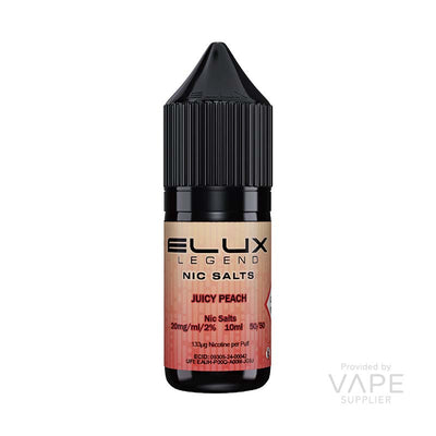 elux legend nic salts juicy peach