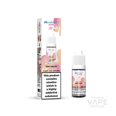 hayati pro max nic salt eliquid 10mg juicy peach