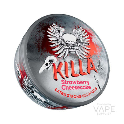 Killa Nicotine Pouches Strawberry Cheesecake