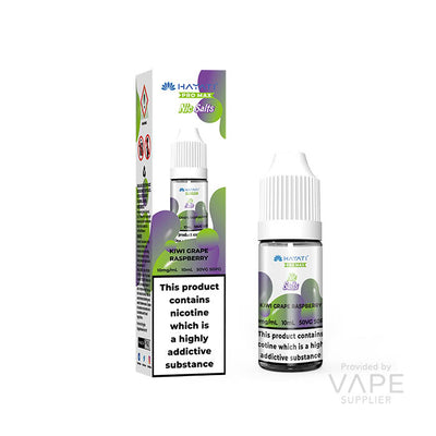 hayati pro max nic salt eliquid 10mg kiwi grape raspberry