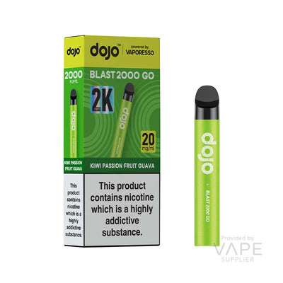 vaporesso dojo blast 2000 go pod kit kiwi passion fruit guava