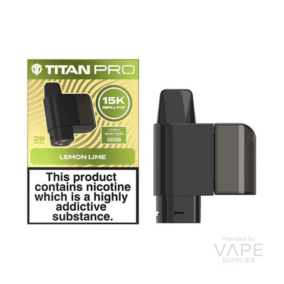Titan Pro Lemon Lime 20mg Prefilled Pods