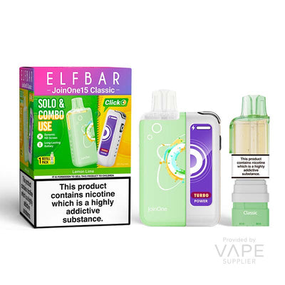 Elf Bar JoinOne15 20mg Prefilled Pod Kit Lemon Lime