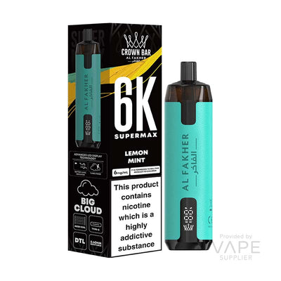 al fakher af6000 supermax big puff disposable lemon mint