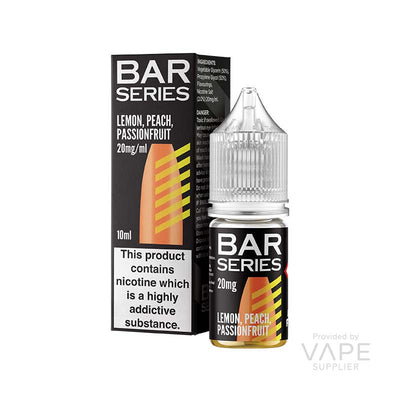 bar series 20mg nic salt lemon peach passionfruit