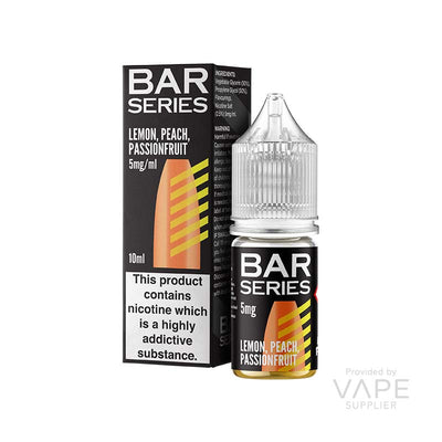 bar series 5mg nic salt lemon peach passionfruit