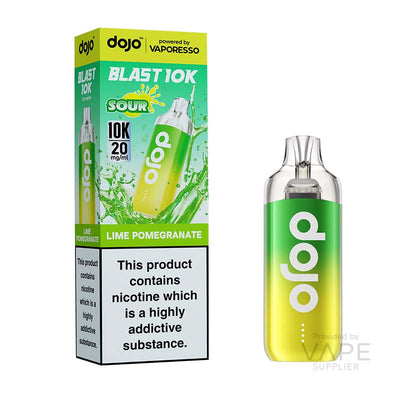 Vaporesso Dojo Blast 10K 20mg Prefilled Pod Kit Lime Pomegranate